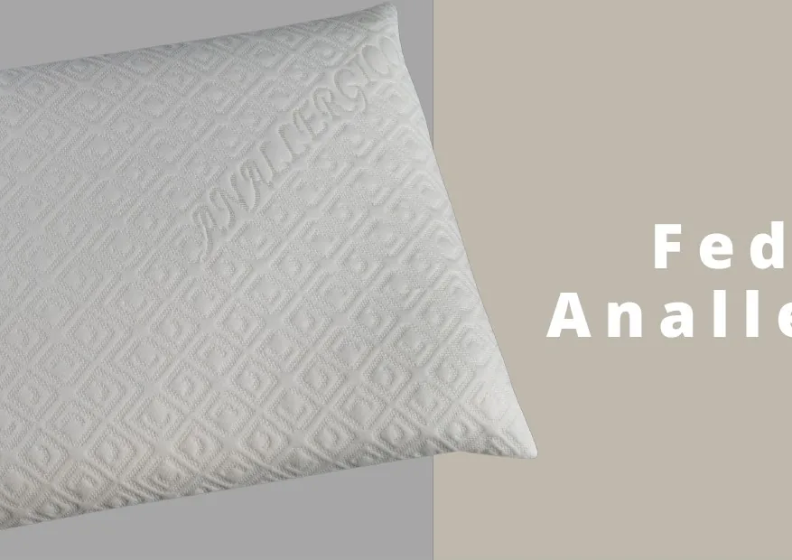 Federa Anallergica per Guanciale Memory Foam e Lattice